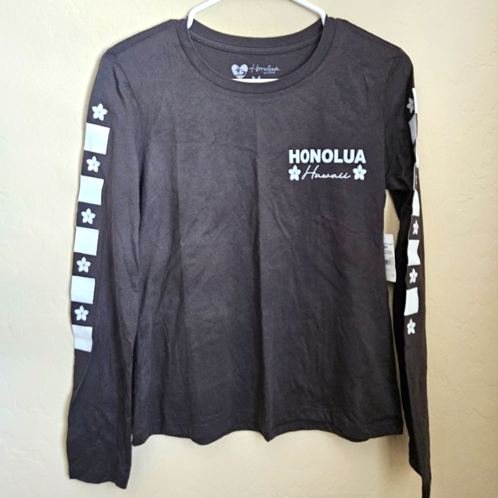 Honolua Wahine Gray Graphic Tee